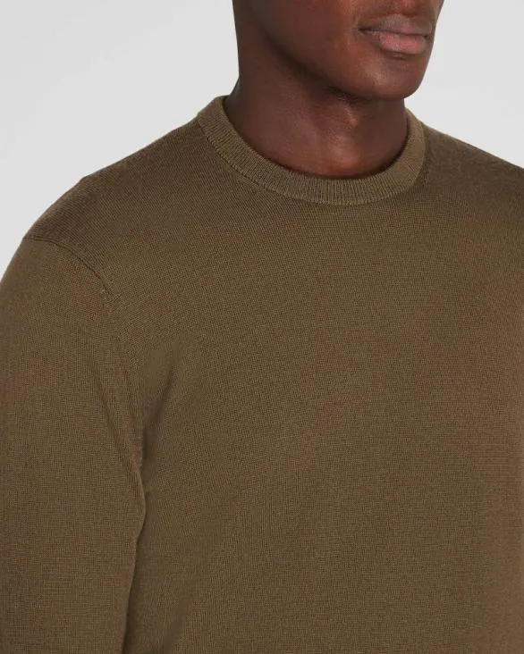 Club Monaco Sweaters Merino Crewneck Taupe 8211 Men