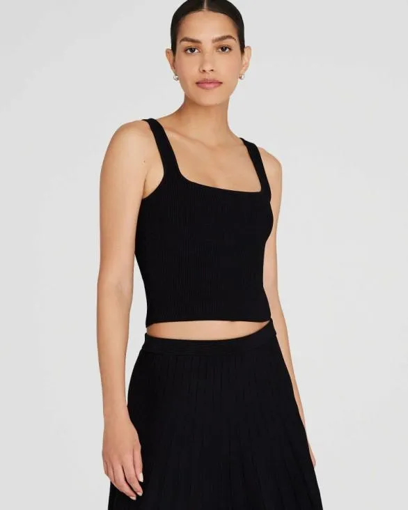 Club Monaco Sweaters Square Neck Tank Black 8211 Women