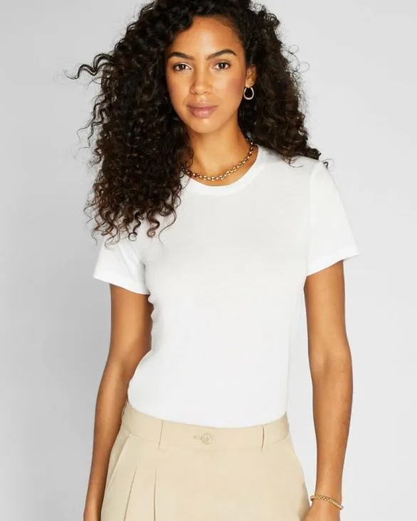 Club Monaco Tees Leary Tee White 8211 Women
