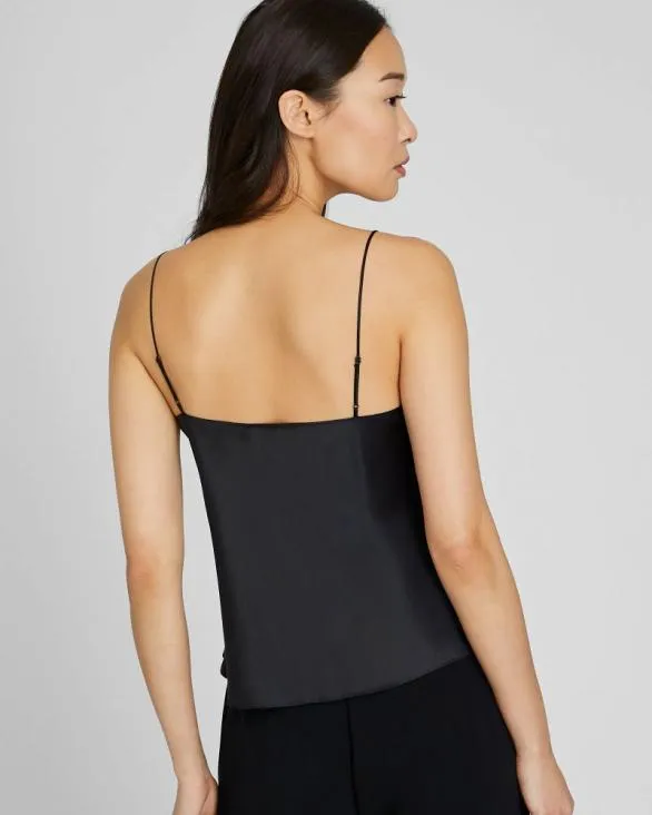 Club Monaco Tops Silk Charmeuse Cami Black 8211 Women