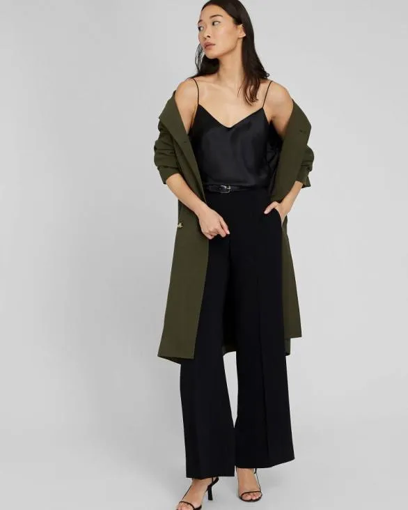 Club Monaco Tops Silk Charmeuse Cami Black 8211 Women