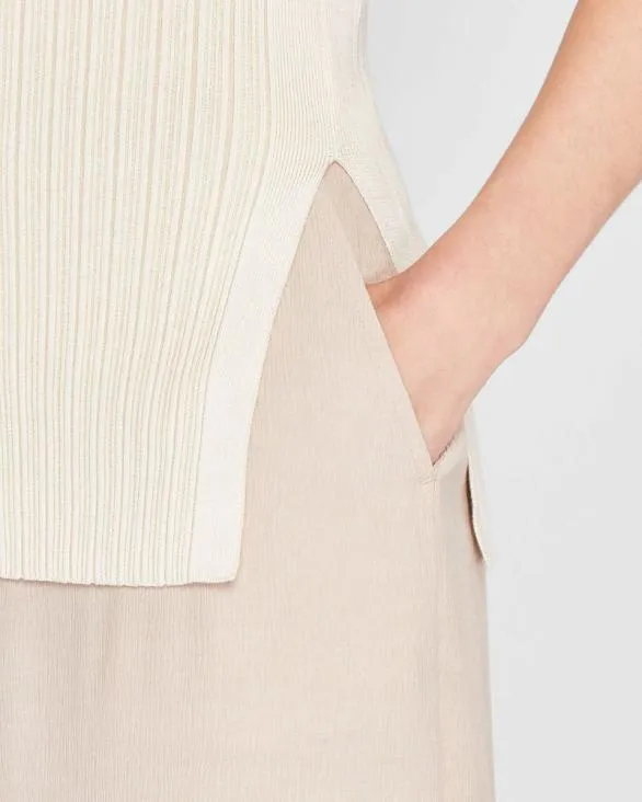 Club Monaco Tops Square Neck Striped Tank Beige Mix 8211 Women