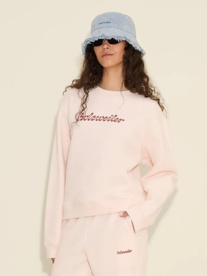 Coords Sets Women Holzweiler Evoke Crew Lt Pink