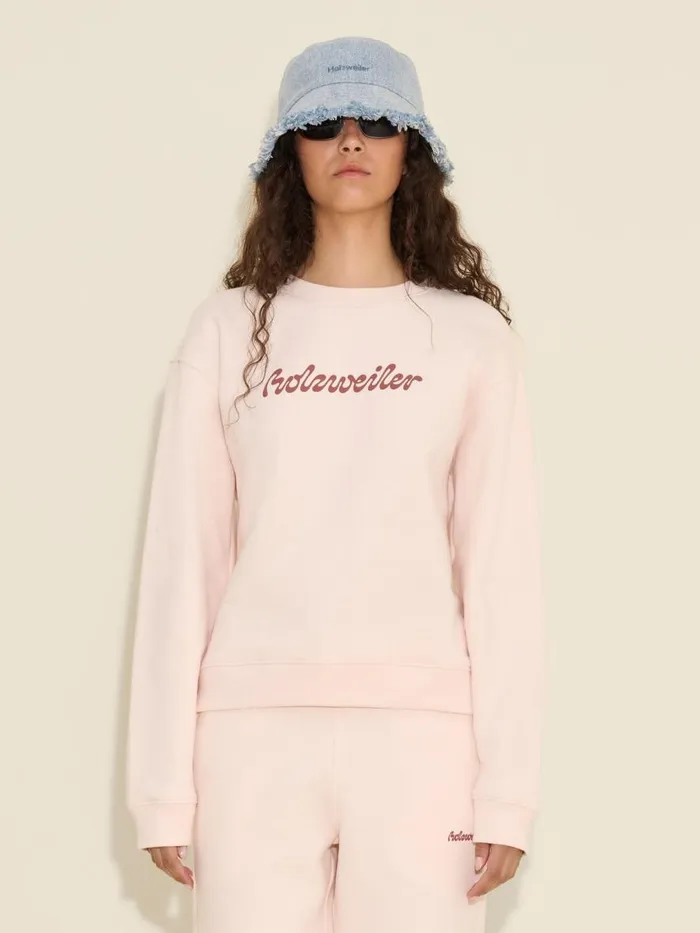 Coords Sets Women Holzweiler Evoke Crew Lt Pink
