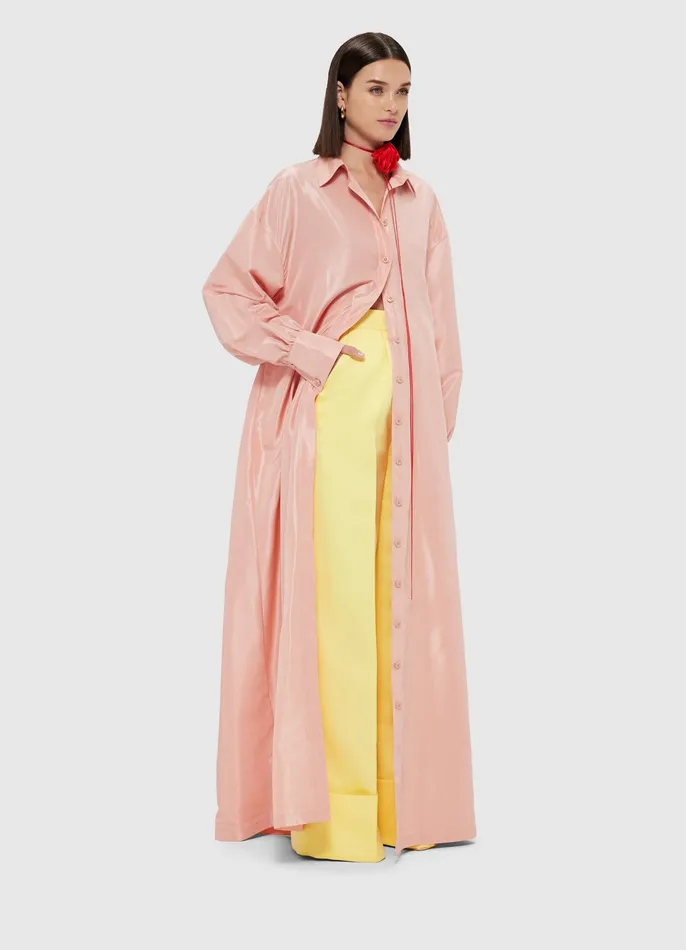 Coats and Jackets Madeline Coat Dress 8211 Light Rose 8211 LEO LIN Women
