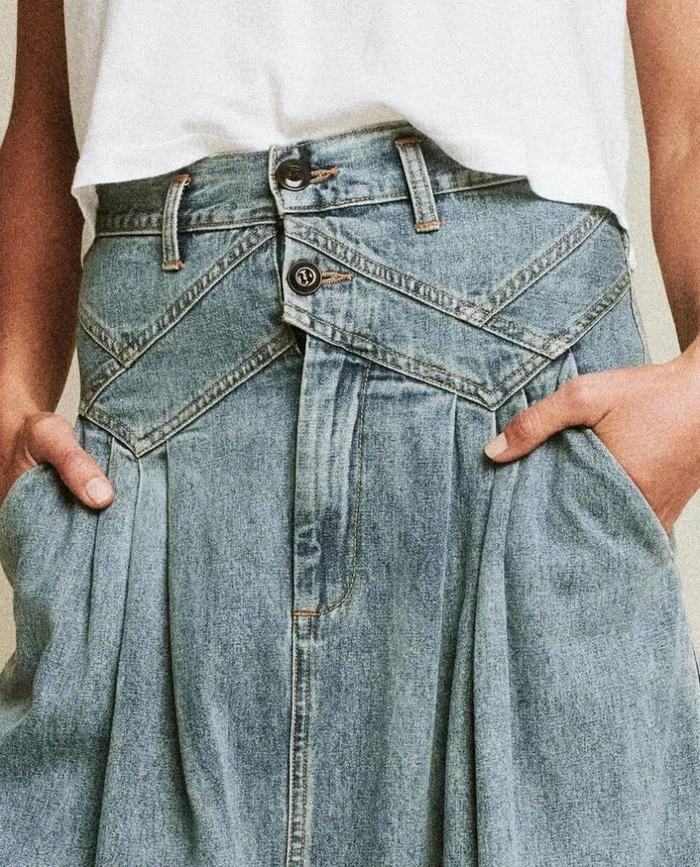 Collection The Great The Field Skirt Misty Wash