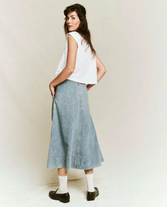 Collection The Great The Field Skirt Misty Wash