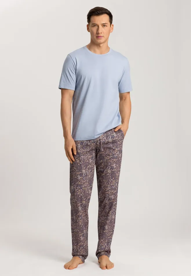 Cotton Drawstring Pajama Pants Sandy Paisley Men HANRO Pajama Bottoms