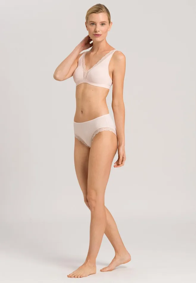 Cotton HiCut Brief Powder Women HANRO High Cut Briefs