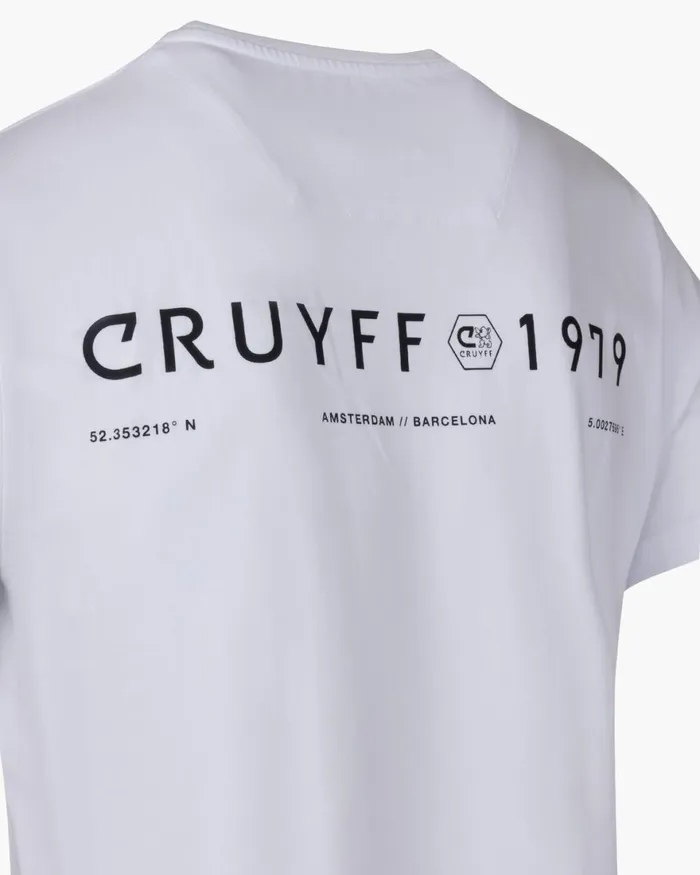 Cruyff 03979 Tee White Men TShirts and Polo039s Cruyff 03979 Tee White Men TShirts and Polo039s
