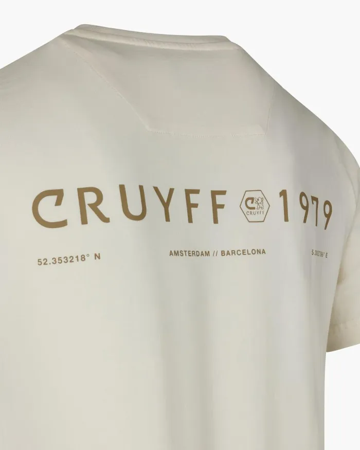 Cruyff 03979 Tee Whiteorange Men TShirts and Polo039s Cruyff 03979 Tee Whiteorange Men TShirts and Polo039s