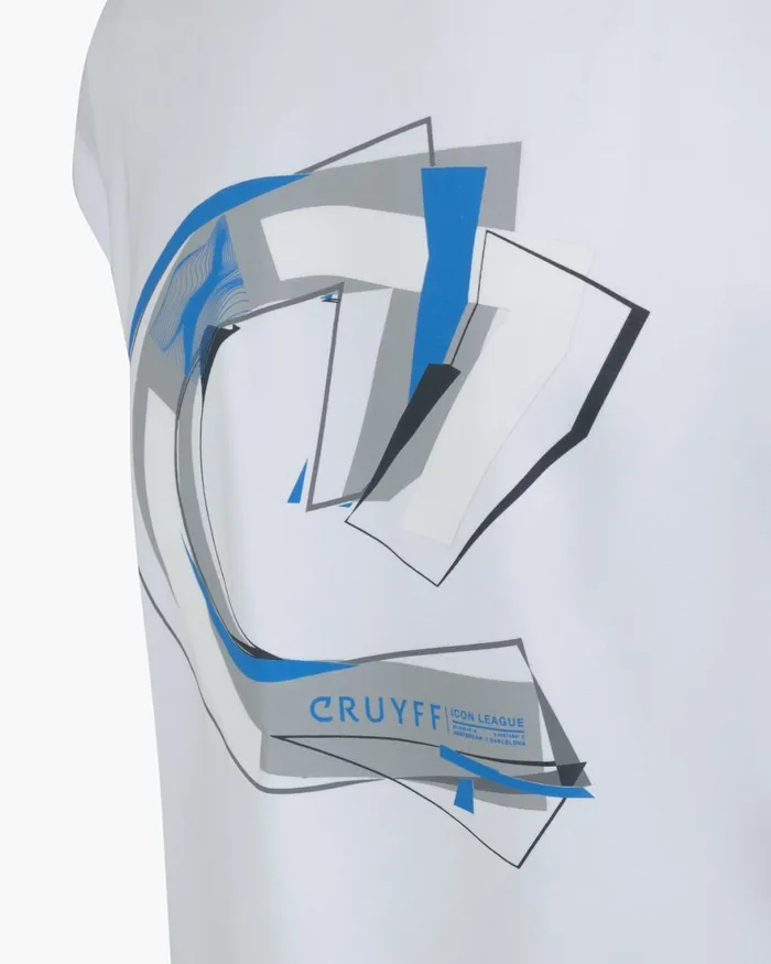 Cruyff CTee White Men TShirts and Polo039s Cruyff CTee White Men TShirts and Polo039s