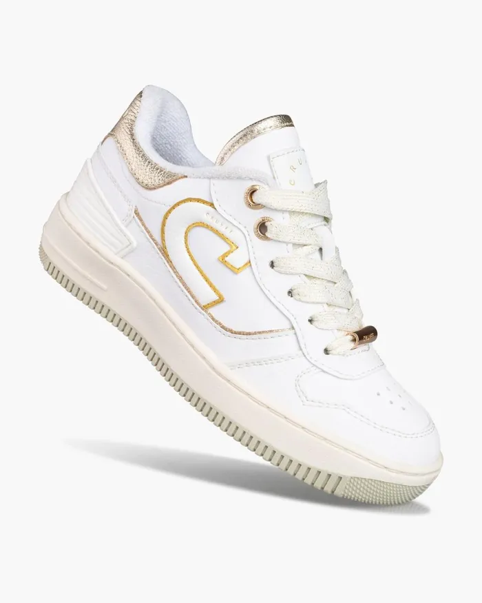 Cruyff Campo Low Whitegold Junior Sneakers Cruyff Campo Low Whitegold Junior Sneakers