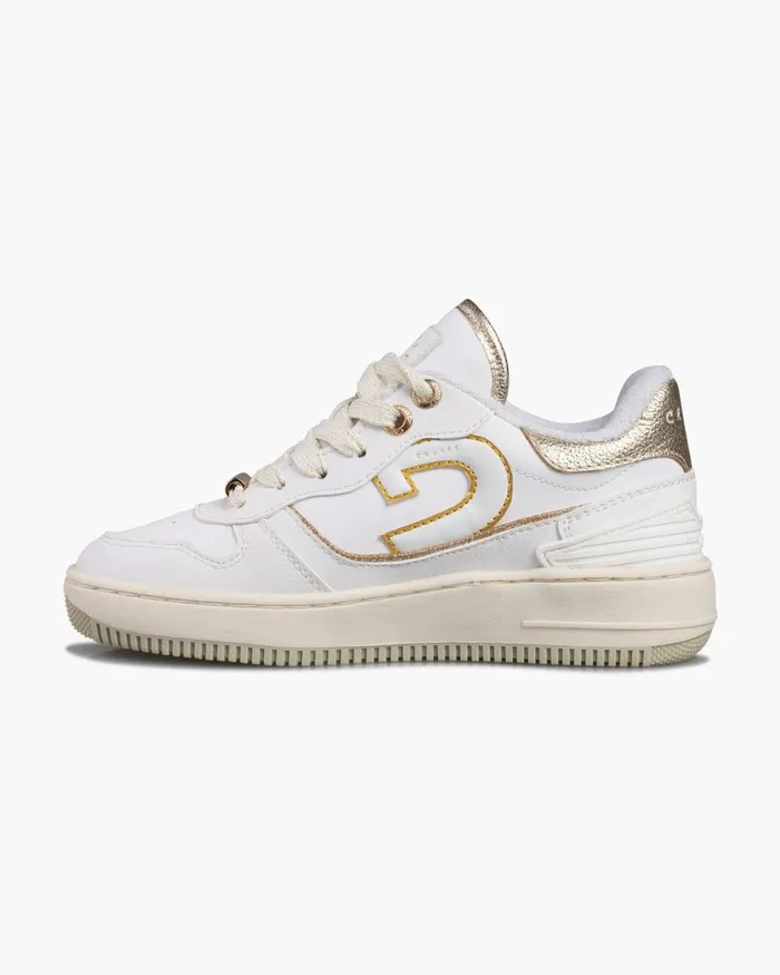 Cruyff Campo Low Whitegold Junior Sneakers Cruyff Campo Low Whitegold Junior Sneakers