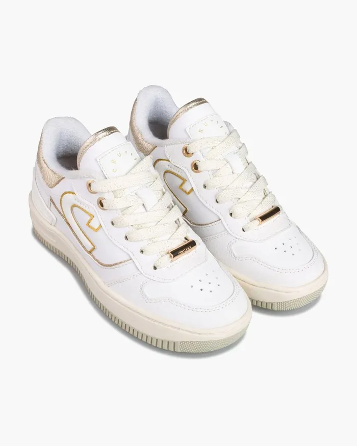 Cruyff Campo Low Whitegold Junior Sneakers Cruyff Campo Low Whitegold Junior Sneakers