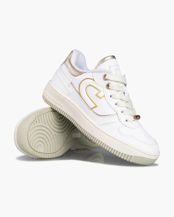 Cruyff Campo Low Whitegold Junior Sneakers Cruyff Campo Low Whitegold Junior Sneakers