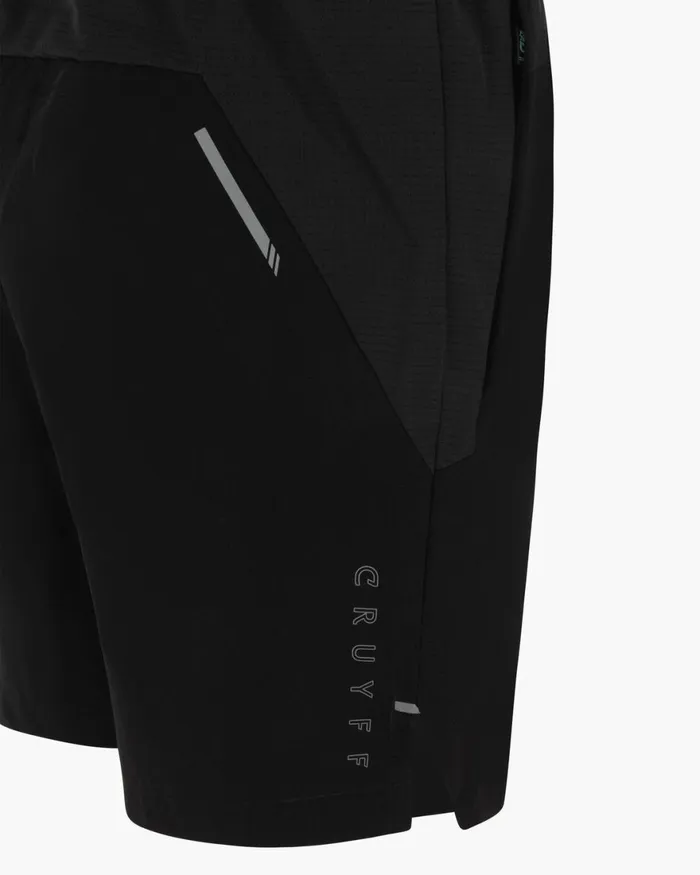Cruyff Flame Shorts Black Junior Bottoms Cruyff Flame Shorts Black Junior Bottoms
