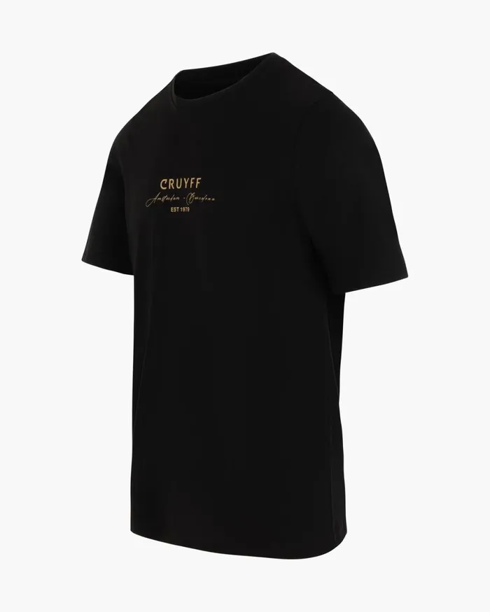 Cruyff Gudad Gold Tee Blackgold Men TShirts and Polo039s Cruyff Gudad Gold Tee Blackgold Men TShirts and Polo039s
