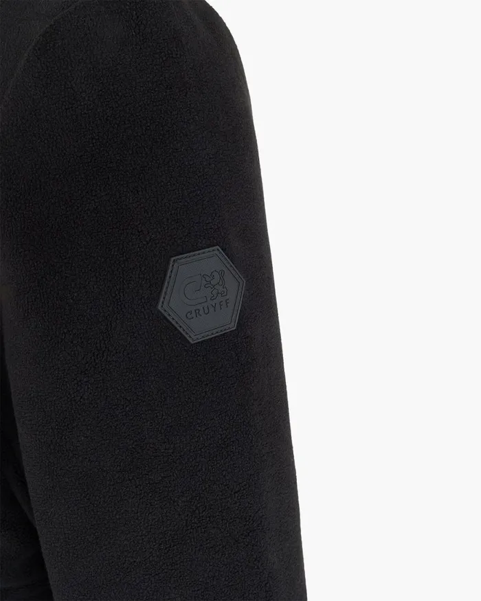Cruyff Half Zip Fleece Black Men Sweats and Hoodies Cruyff Half Zip Fleece Black Men Sweats and Hoodies