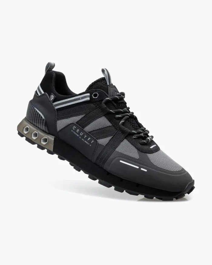 Cruyff Interlace HexTech Montserrat Black Men Sneakers Cruyff Interlace HexTech Montserrat Black Men Sneakers