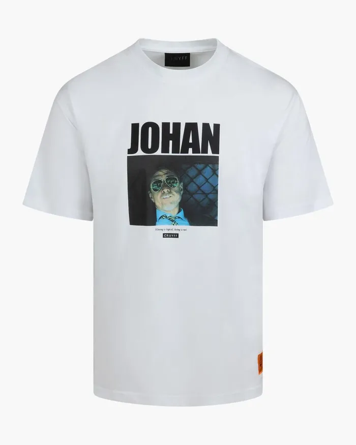 Cruyff Johan Tee White Men TShirts and Polo039s