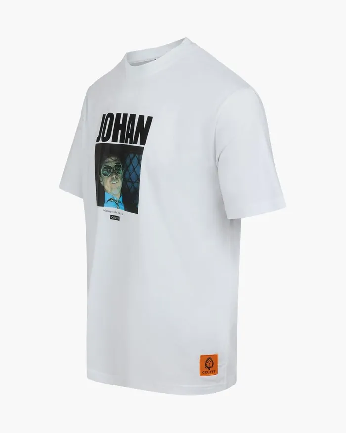 Cruyff Johan Tee White Men TShirts and Polo039s Cruyff Johan Tee White Men TShirts and Polo039s