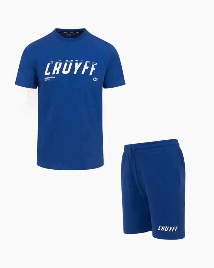 Cruyff League Tee Blue Men TShirts and Polo039s
