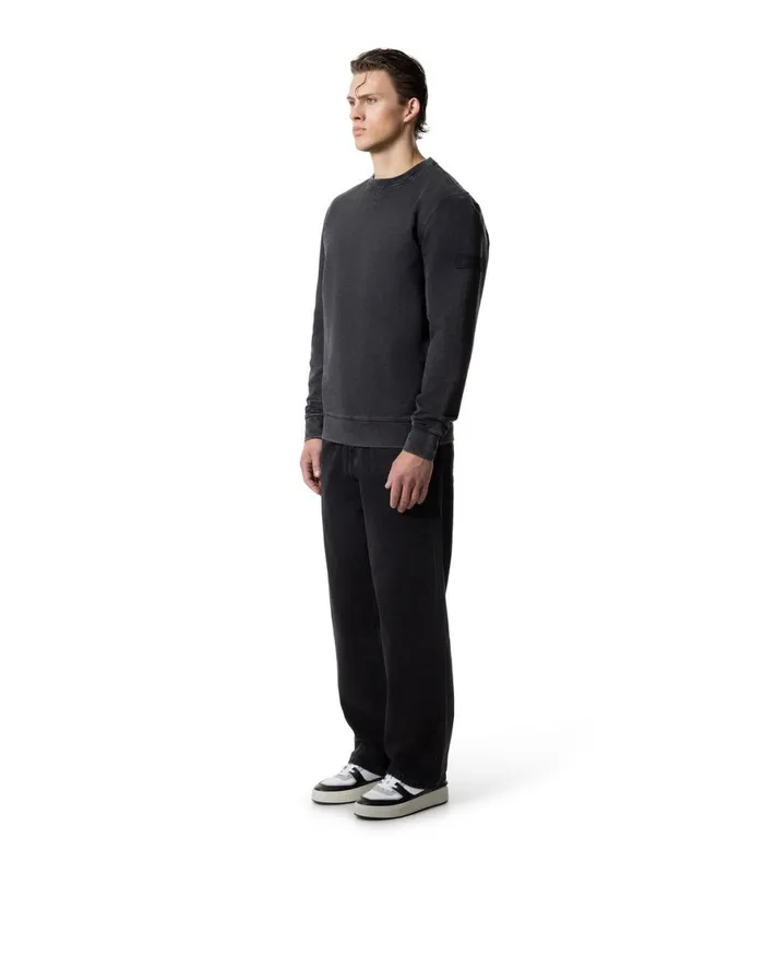 Cruyff Non Denim Crewneck Black Men Sweats and Hoodies Cruyff Non Denim Crewneck Black Men Sweats and Hoodies