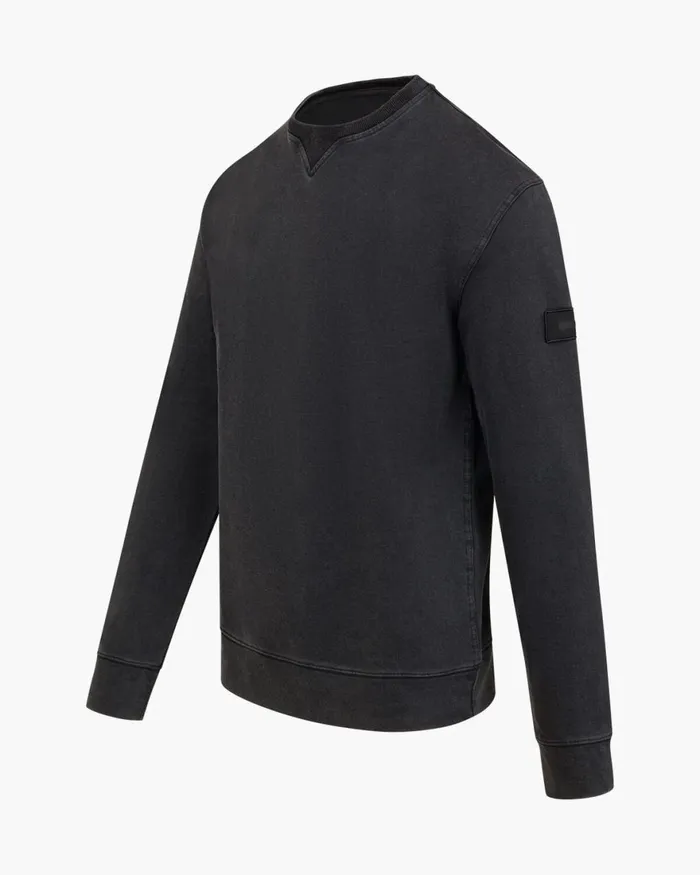 Cruyff Non Denim Crewneck Black Men Sweats and Hoodies Cruyff Non Denim Crewneck Black Men Sweats and Hoodies