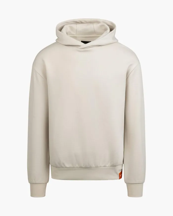 Cruyff Pique Hoodie Crme Men Sweats and Hoodies