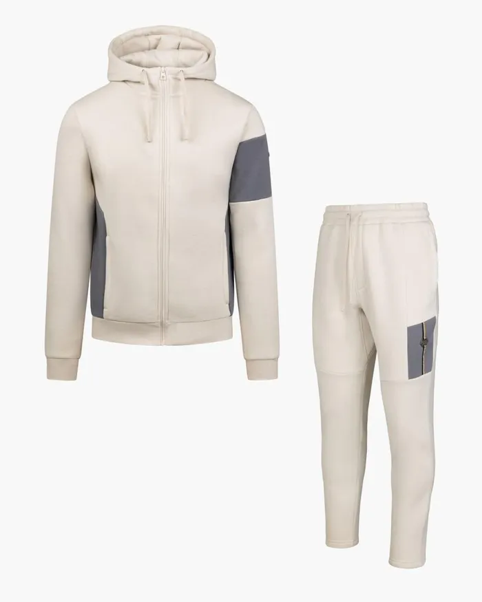 Cruyff Torch Tracktop Whitegold Men Sweats and Hoodies