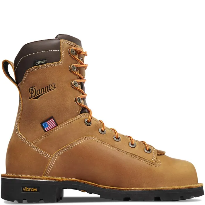 Danner Boots Quarry USA Distressed Brown Alloy Toe 8211 Men