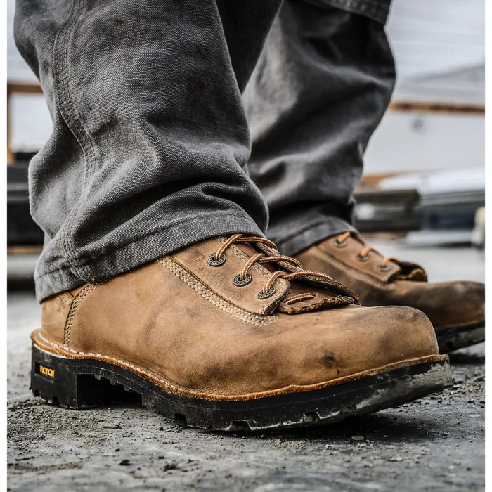Danner Boots Quarry USA Distressed Brown Alloy Toe 8211 Men
