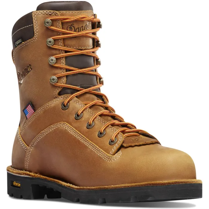 Danner Boots Quarry USA Distressed Brown Alloy Toe 8211 Men