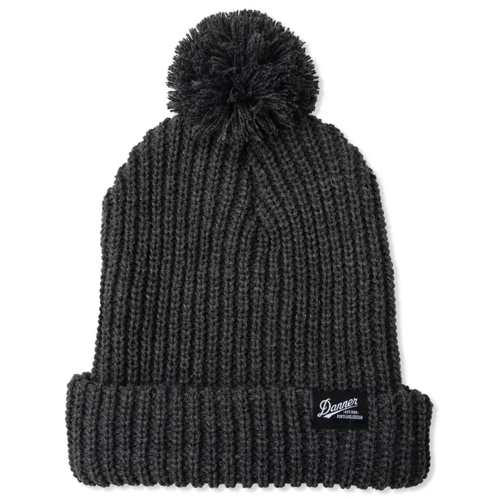 Danner Hats Danner Classic Pom Beanie Dark Gray 8211 MenWomen