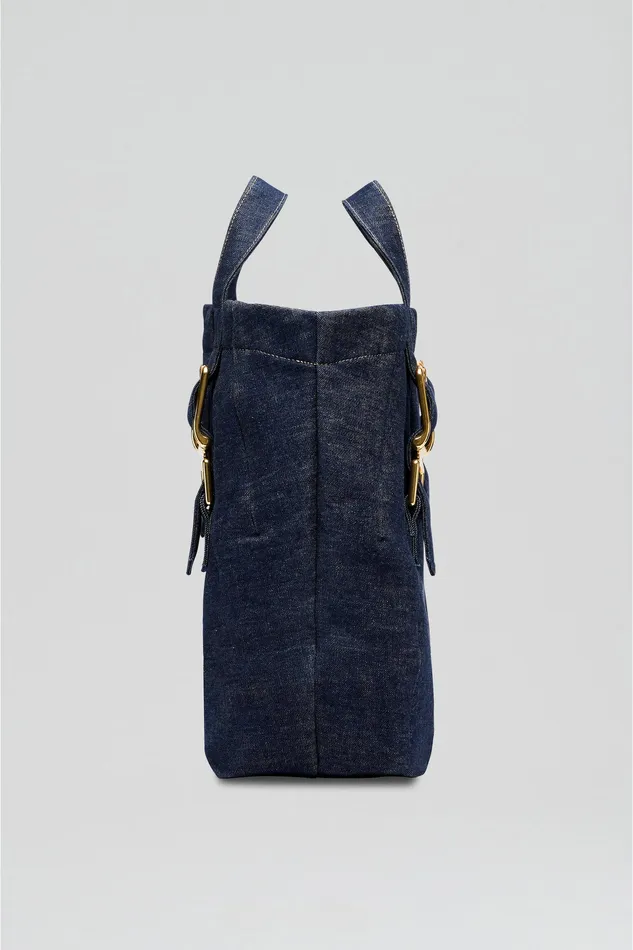 Denim TAILORED DENIM TOTE INDIGOB Scanlan Theodore Women Denim TAILORED DENIM TOTE INDIGOB Scanlan Theodore Women