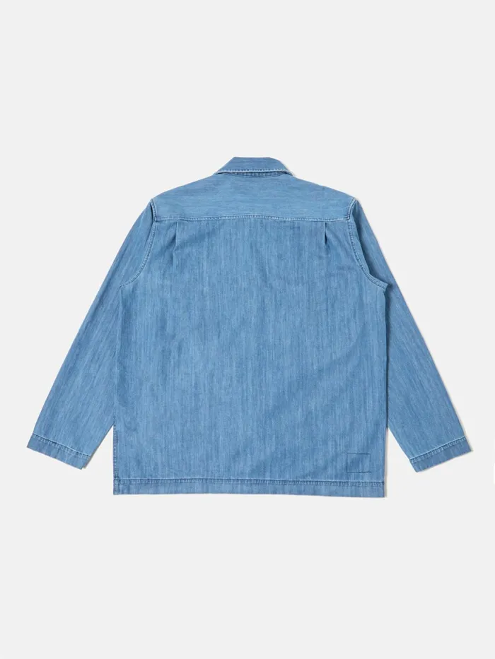 Dockside Jacket In Indigo 9oz Recycled Denim Men Universal Works Jackets