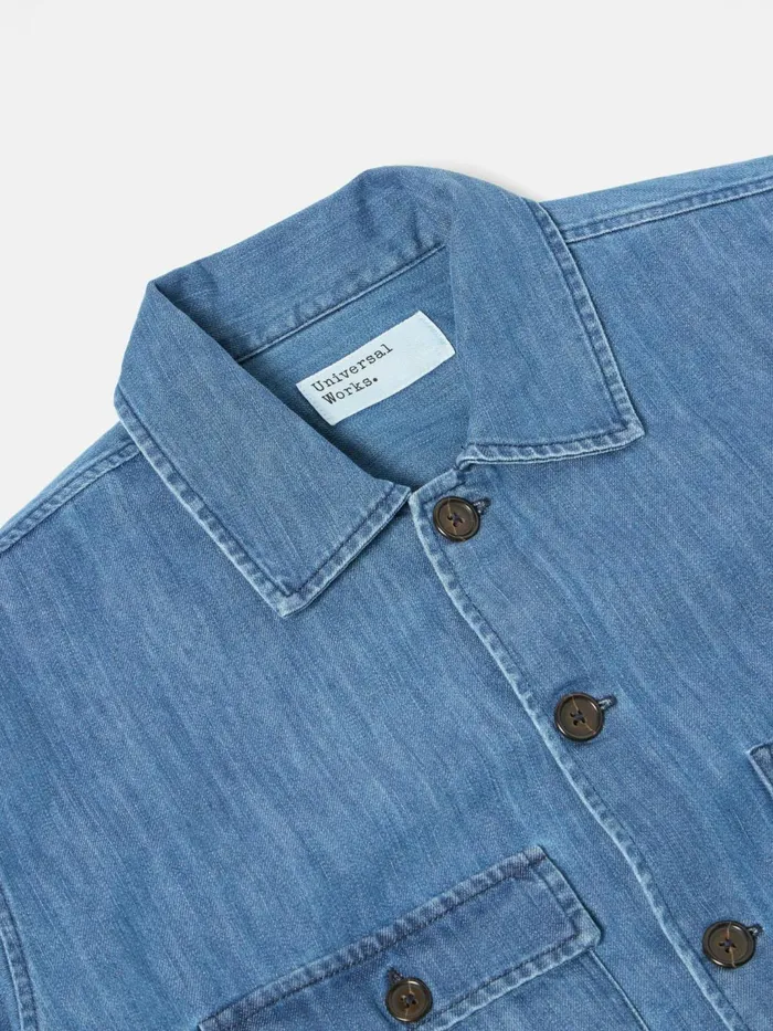 Dockside Jacket In Indigo 9oz Recycled Denim Men Universal Works Jackets