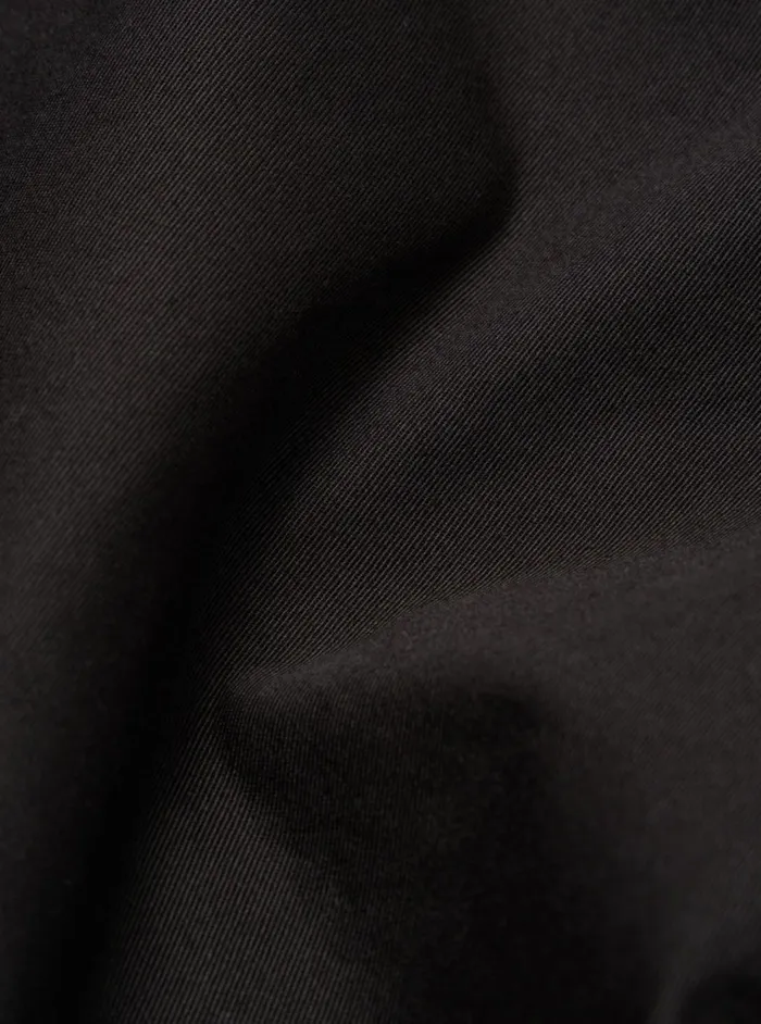 Dockside Overshirt In Black Twill Men Universal Works Cotton Twill