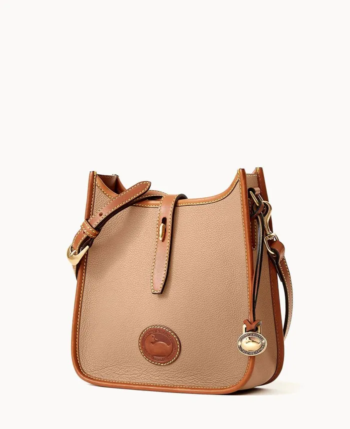 Dooney and Bourke Crossbodies All Weather Leather 30 Crossbody 22 Taupe 8211 WomenMen Dooney and Bourke Crossbodies All Weather Leather 30 Crossbody 22 Taupe 8211 WomenMen