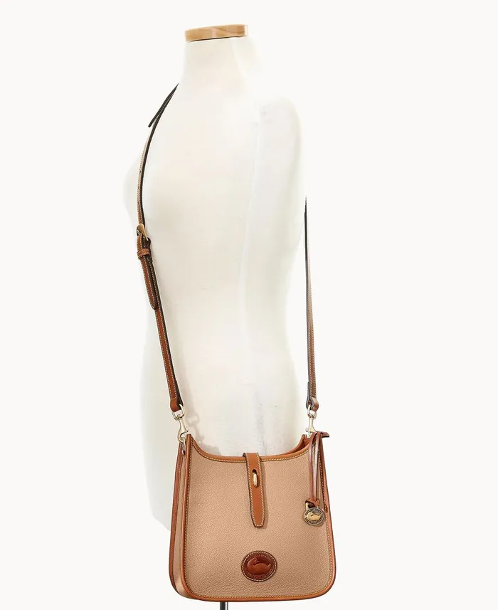 Dooney and Bourke Crossbodies All Weather Leather 30 Crossbody 22 Taupe 8211 WomenMen Dooney and Bourke Crossbodies All Weather Leather 30 Crossbody 22 Taupe 8211 WomenMen