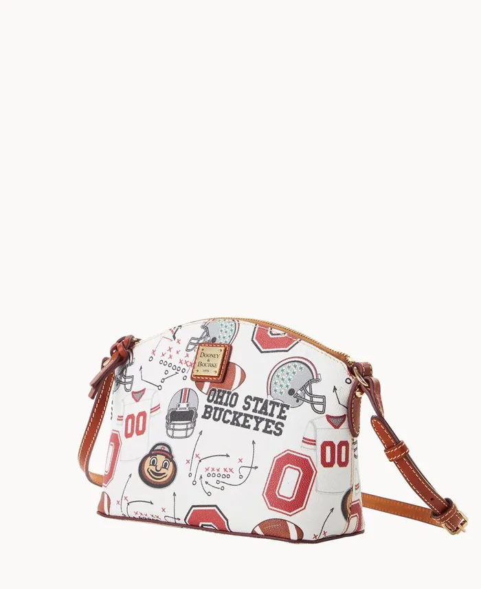 Dooney and Bourke Crossbodies Collegiate Ohio State University Suki Crossbody Ohio State 8211 WomenMen Dooney and Bourke Crossbodies Collegiate Ohio State University Suki Crossbody Ohio State 8211 WomenMen