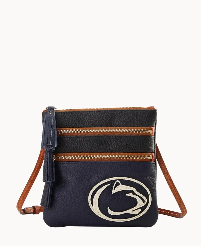 Dooney and Bourke Crossbodies Collegiate Penn State Triple Zip Crossbody Penn State 8211 WomenMen Dooney and Bourke Crossbodies Collegiate Penn State Triple Zip Crossbody Penn State 8211 WomenMen