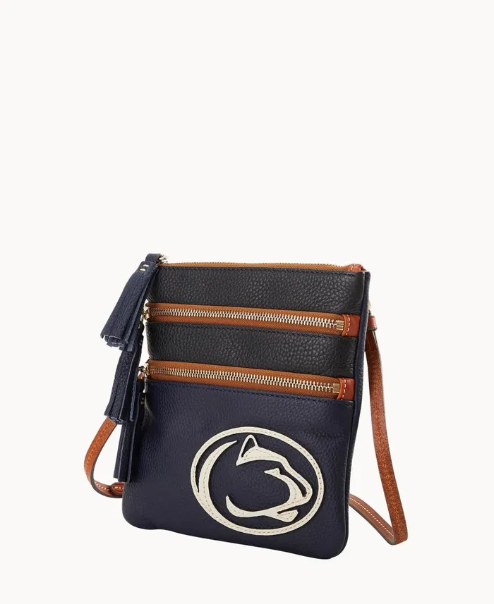 Dooney and Bourke Crossbodies Collegiate Penn State Triple Zip Crossbody Penn State 8211 WomenMen Dooney and Bourke Crossbodies Collegiate Penn State Triple Zip Crossbody Penn State 8211 WomenMen