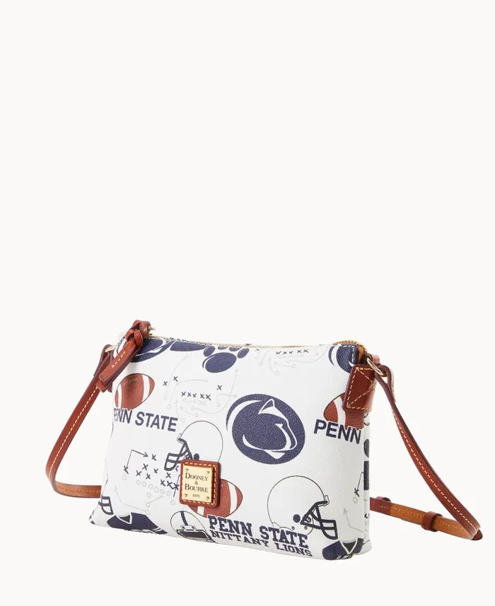 Dooney and Bourke Crossbodies Collegiate Penn State University Crossbody Pouchette Penn State 8211 WomenMen