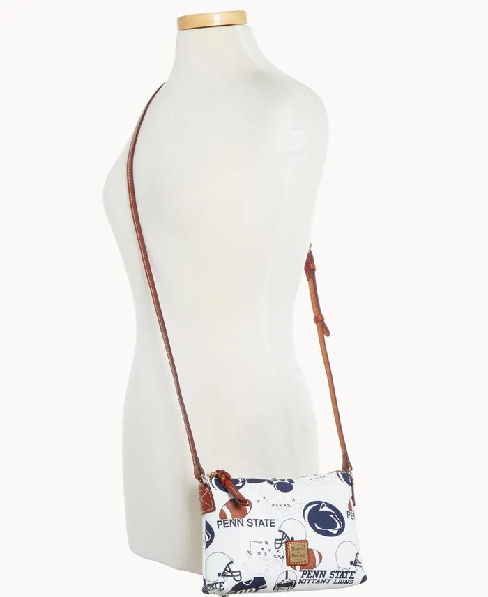 Dooney and Bourke Crossbodies Collegiate Penn State University Crossbody Pouchette Penn State 8211 WomenMen