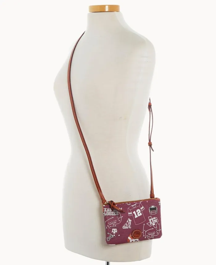 Dooney and Bourke Crossbodies Collegiate Texas Achr38M Top Zip Crossbody Texas Aandm 8211 WomenMen Dooney and Bourke Crossbodies Collegiate Texas Achr38M Top Zip Crossbody Texas Aandm 8211 WomenMen