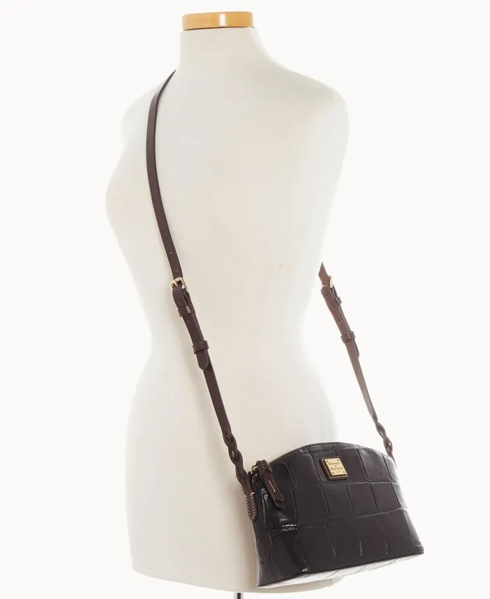 Dooney and Bourke Crossbodies Denison Penny Crossbody Espresso 8211 WomenMen