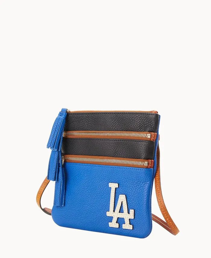 Dooney and Bourke Crossbodies MLB Dodgers Triple Zip Crossbody Dodgers 8211 WomenMen Dooney and Bourke Crossbodies MLB Dodgers Triple Zip Crossbody Dodgers 8211 WomenMen