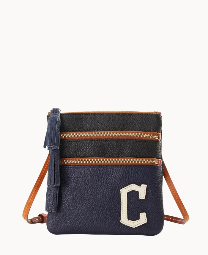 Dooney and Bourke Crossbodies MLB Guardians Triple Zip Crossbody Guardians 8211 WomenMen Dooney and Bourke Crossbodies MLB Guardians Triple Zip Crossbody Guardians 8211 WomenMen